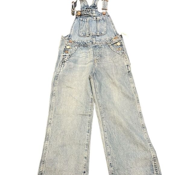 Gap kid’s denim overalls size 6-7 NWT - Picture 2 of 6